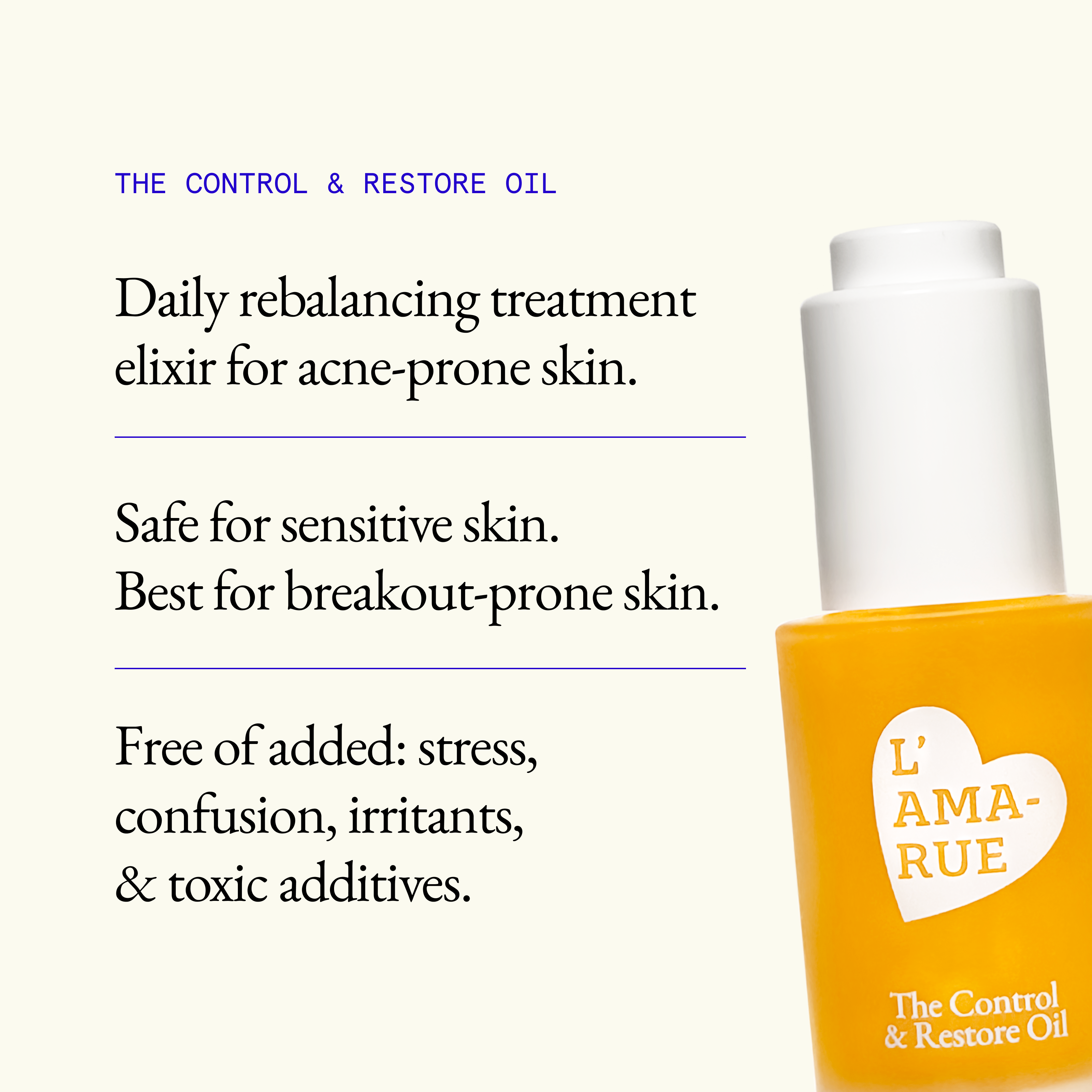 Control & Restore Face Oil